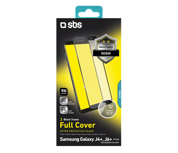 Szklo do Samsung J4+/J6+ czarne - 1462161 - zdjęcie 2